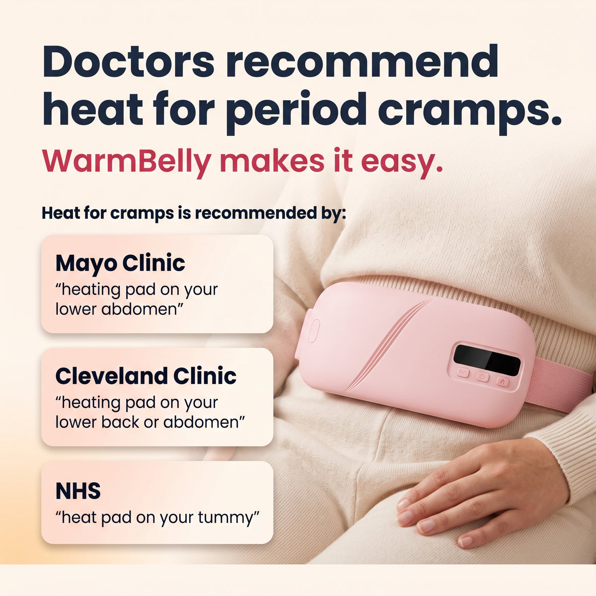 WarmBelly Period and Endometriosis Heating Pad